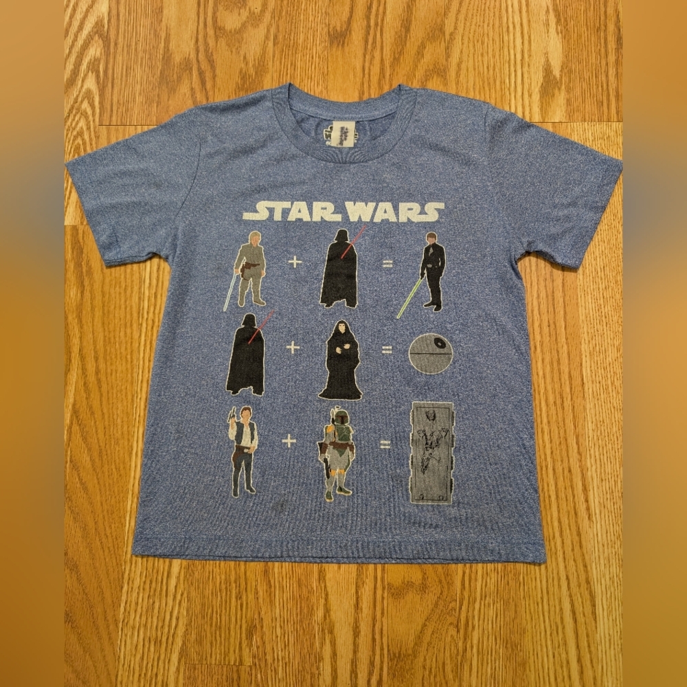 Star Wars Kids Graphic Tee in Heather Blue